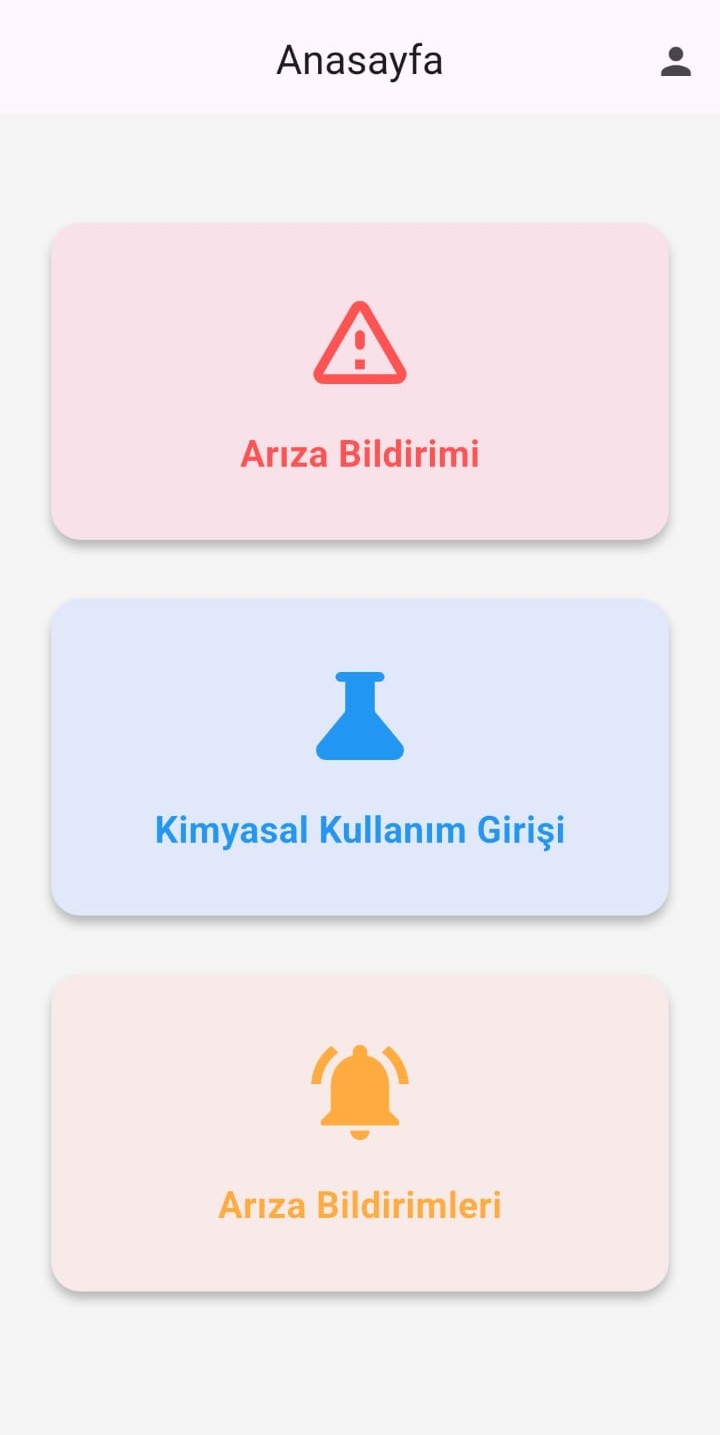 Arıza Takip ve Kimyasal Kullanım Kayıt Sistemi
